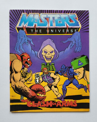 Vintage Masters Of The Universe The Clash Of Arms Mini Comic Book 1983 Hong Kong
