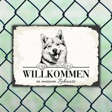 Auto Aufkleber Set Shiba Inu - 10 Sticker Security Warning Hunde Motive