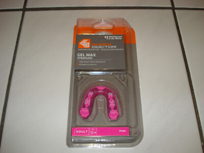 SHOCK DOCTOR GEL MAX STRAPLESS MUNDSCHUTZ / MOUTHGUARD - in OVP