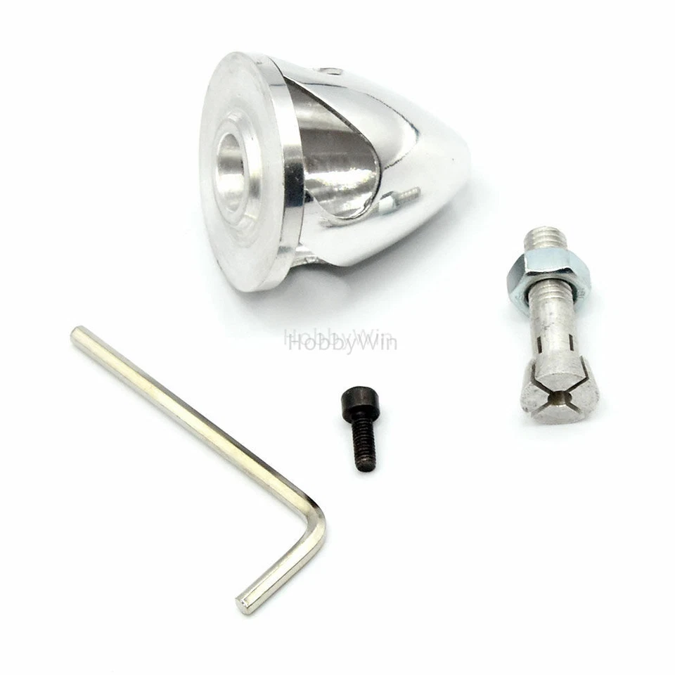 4 Slot Aluminum Spinner 32mm /1.25in for 3.0mm shaft motor 4-Blades Electric RC - Image 3 of 4