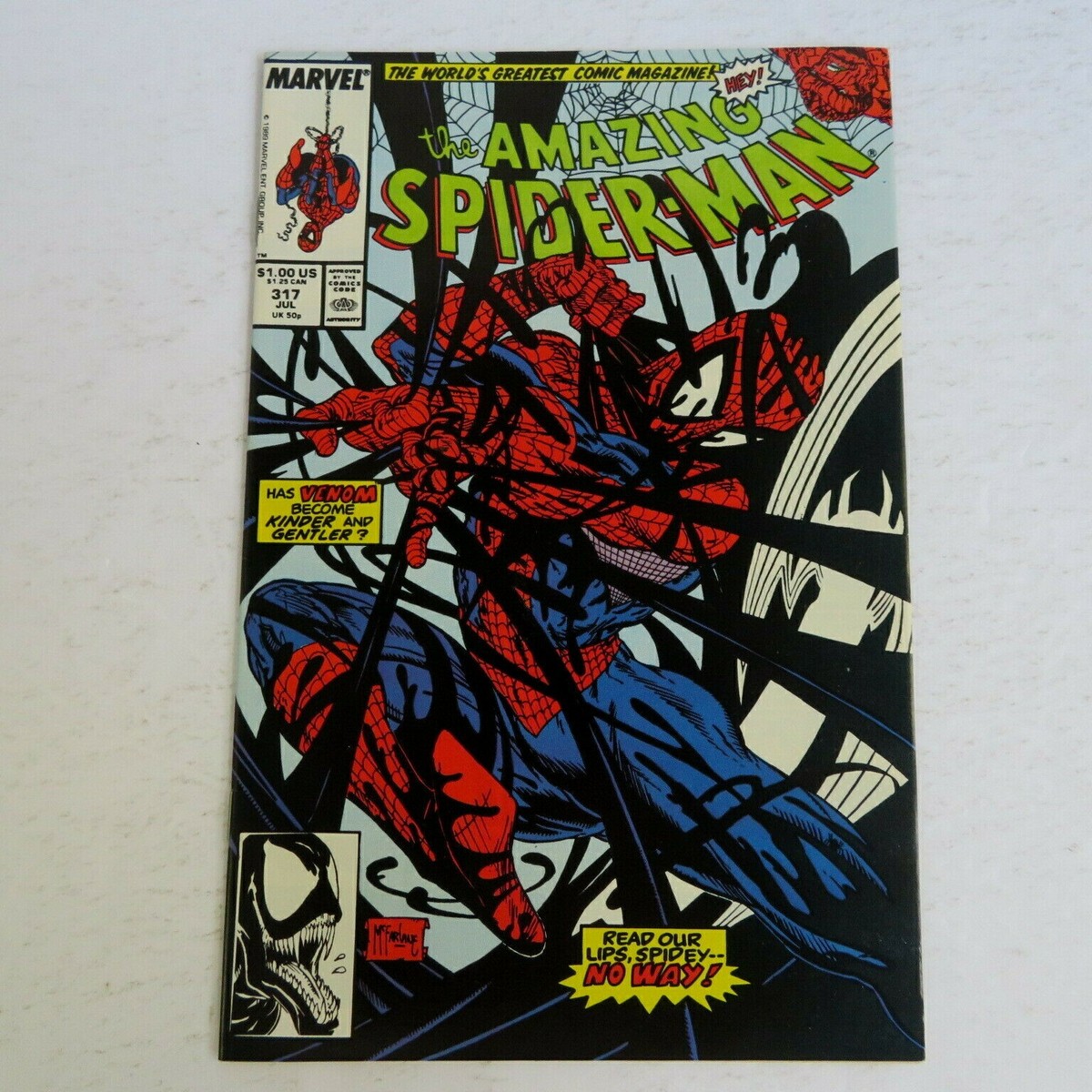 Amazing Spider-man 317 (1989) Venom McFarlane Marvel Comics