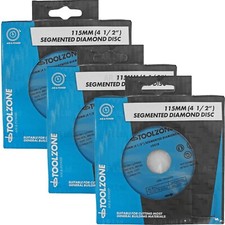 3 x Diamond Cutting Disc Blades 4.5" Segmented masonry angle grinder Disc Blade