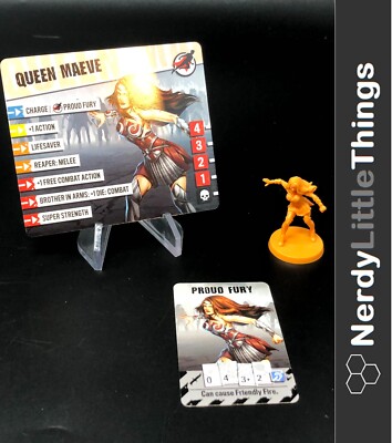 Zombicide - The Boys Character Packs - The Seven - Queen Maeve Miniature & Cards