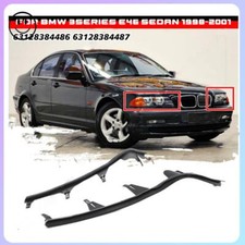 Für 1998-2001 BMW 3er E46 Scheinwerfer Zierleisten Set vorne unten links rechts