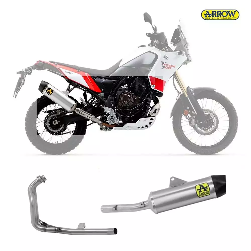 Full Exhaust Arrow Car tit All Yamaha Tenere 700 World raid 2022