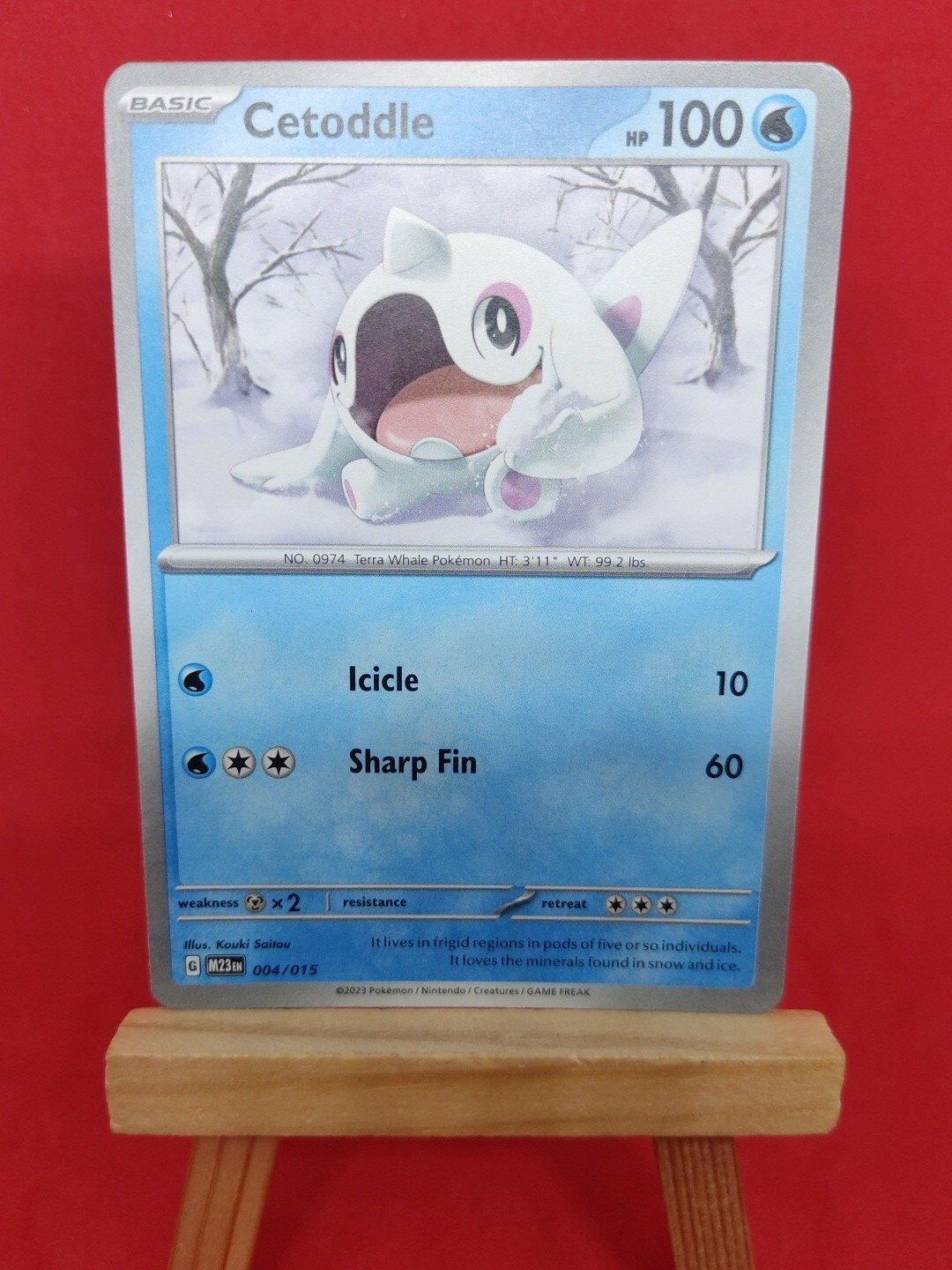 004/015 Cetoddle Match Battle McDonald's 2023 Pokémon TCG Card M23