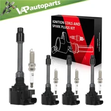 4 For 2018-2021 Honda Accord 1.5L L4 Ignition Coil & Spark Plug
