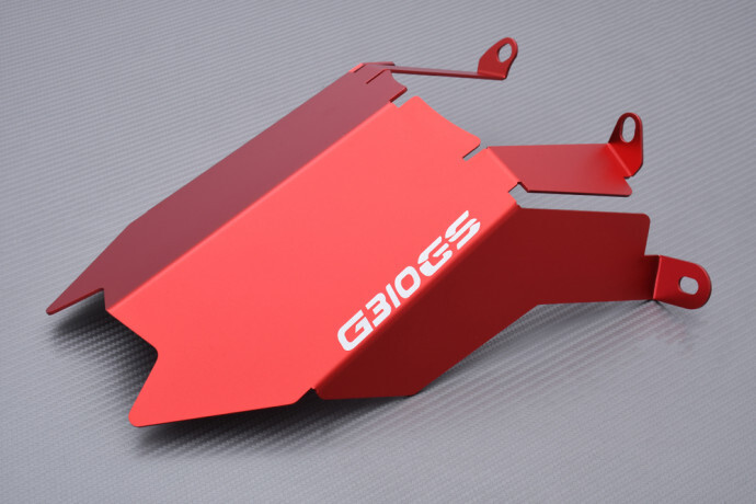 Garde boue arrière aluminium rouge BMW G310GS : stoppez les projections de boue