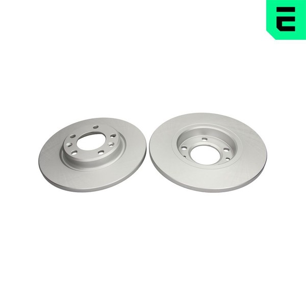 Optimal 2X Bremsscheibe Hinten Ø268 Mm Beschichtet FüR CitroëN C4 Picasso II-image