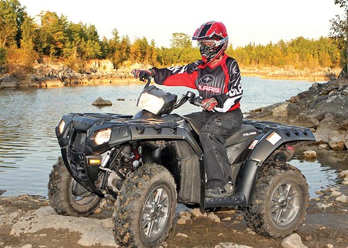 Cubiertas de choque Red Skull Polaris Sportsman XP Touring 550 850 dirección asistida eléctrica (Juego 4) NUEVAS - Imagen 4 de 6