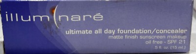 Illuminare Ultimate All Day Foundation/Concealer, 0.5 oz. SPF 21 - CHOOSE SHADE!