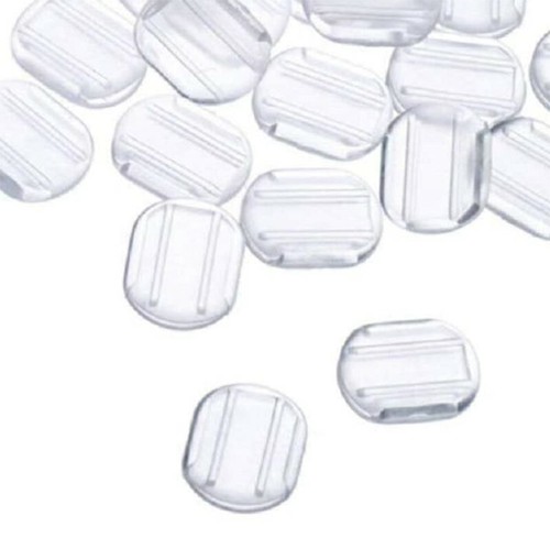 Clear Clip Slip Earring Comfort Pads Backs Findings 20 pcs - Picture 4 of 4