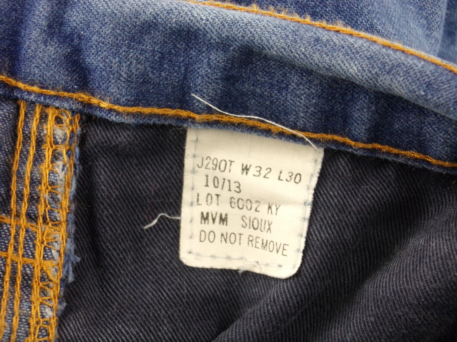 Tyndale FR Work Jeans 32 / 30 Blue Arc Rating ATPV 15 Cal HRC 2 6