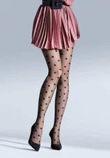 Sexy Ladies Fashion Design POLKA DOT Pattern Tights By Sentelegri "Circlet"