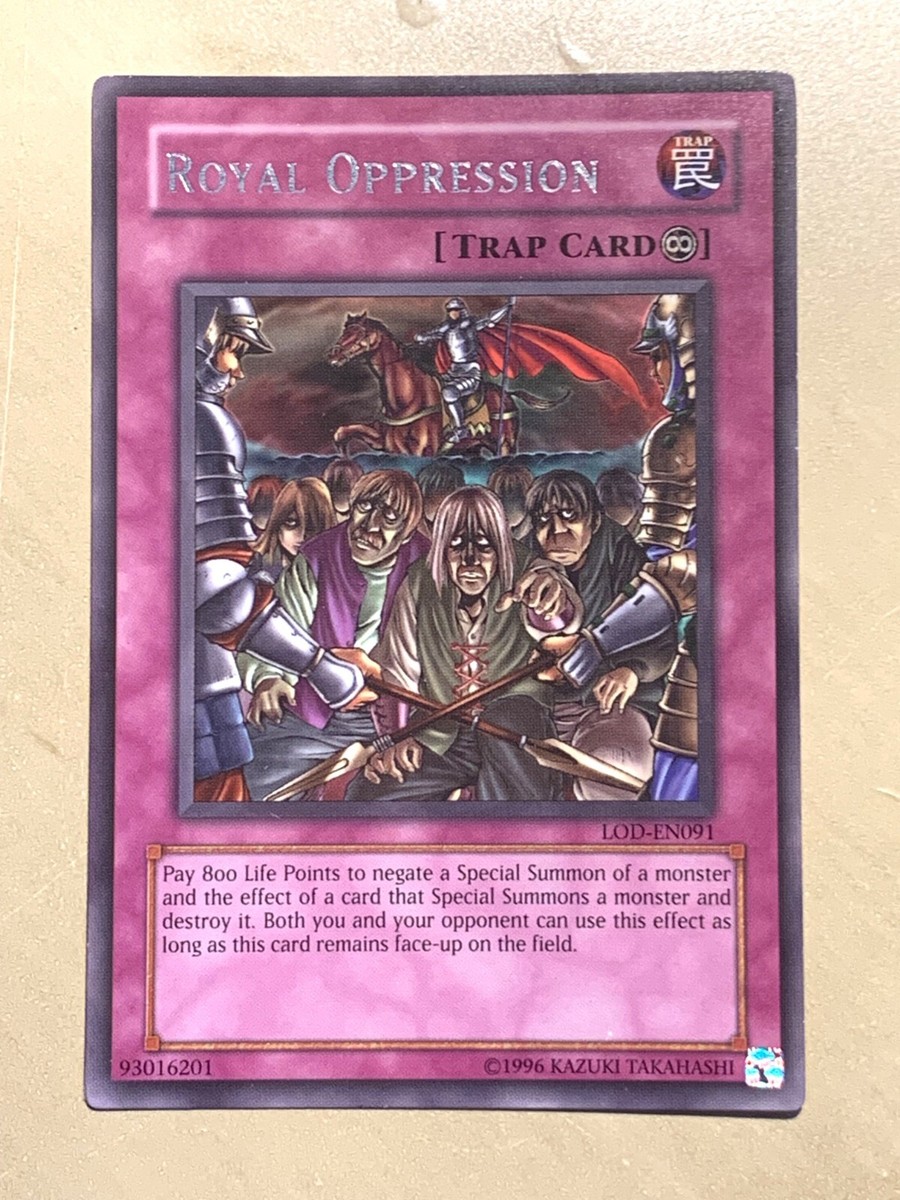 yugioh ROYAL OPPRESSION LOD-EN091 Unlimited Silver Rare