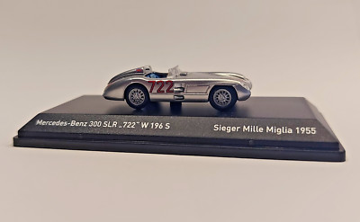LeGrand LE87302 MB 300 SLR Roadster 772 Sieger Mille Miglia 1956 Silber BOX OVP