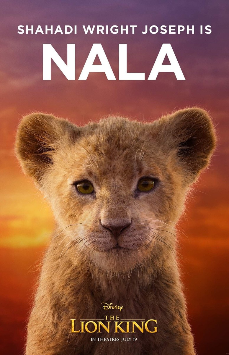 AA5075 The Lion King Film By Jon Favreau 2019 Nala Movie Poster