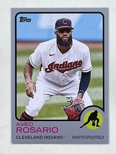 Amed Rosario 2021 Topps Archives 1973 Topps Silver /99 #138 Sports Indians Card