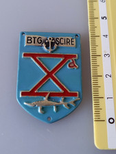 DISTINTIVO SCUDETTO BATT. SCIRE'  RSI  REPUBBLICA SOCIALE DECIMA FLOTTIGLIA  MAS