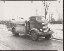 Vintage Truck 1940s Gmc U.s. Navy Utility Snowy Suburban Road Original Photo Vintage Truck 1940s Gmc U.s. Navy Utility Snowy Suburban Road Original Photo