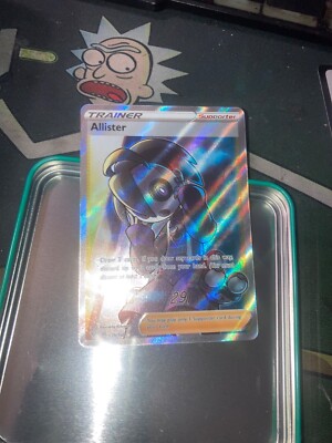 allister pokemon trainer card TG24/TG30 / Ultra Rare Card Type / HP / Stage Allister Full Art Pokemon Card,