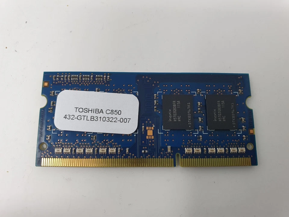 Toshiba Satellite C850 Memory RAM 2GB DDR3 PC3-10600s hynix HMT325S6BFR8C-H9 - Image 4 of 4