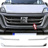 Edelstahl Grill Leisten Chrom Passend FüR Fiat Ducato Ab Bj 2021>