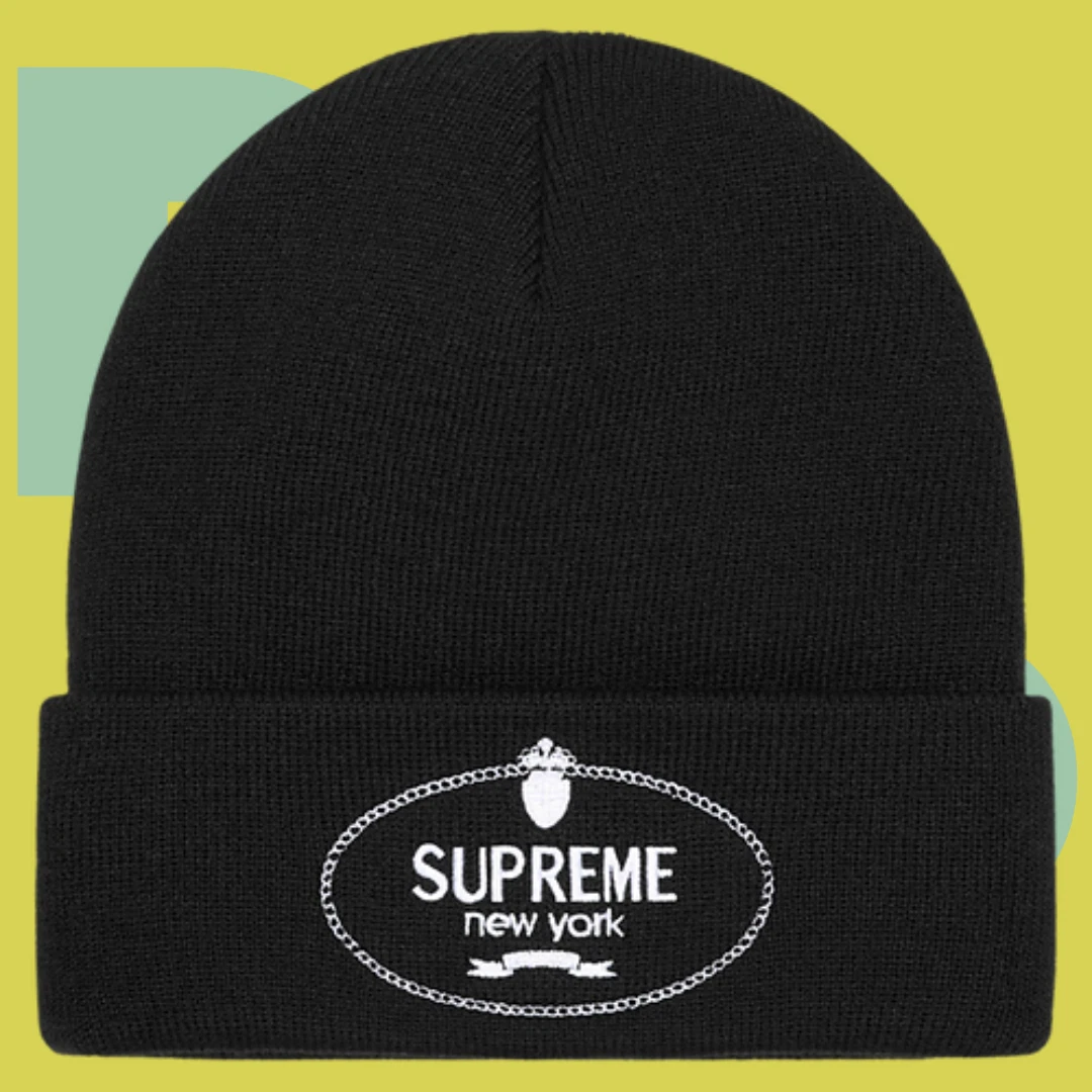 Bonnet Supreme Crest (noir)