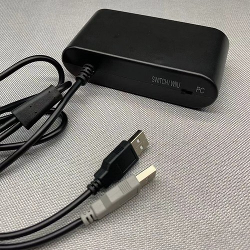US GameCube Controller Adapter 4 Port For Nintendo Switch Wii U PC USB NEW TURBO - Picture 5 of 9