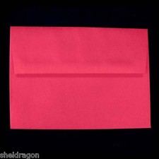 25 A6 ENVELOPES for 4.5x6.2 Cards Invitations Announcement Hot Firecracker RED