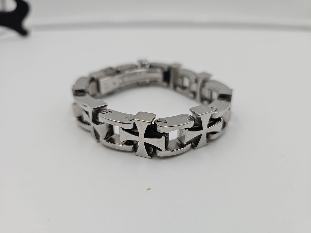 Stainless Steel Russell Simmons Diamond Bracelet Simmons Jewelry