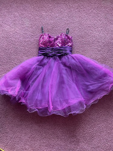 Speechless Purple Homecoming Formal Strapless Sequin Dress Size 3 - Picture 2 of 5