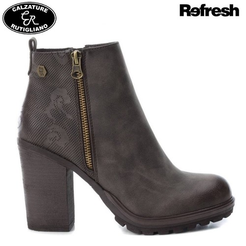 REFRESH SCARPE DONNA n.39 STIVALI STIVALETTI CERNIERA TACCO 9 cm - 64673 |  eBay