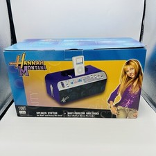 Hannah Montana iPod Dock Guitar Mic Amp Speaker System Boombox Karaoke Disney