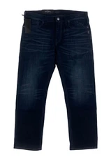 NEW Silver Jeans Co Eddie Relaxed Tapered Indigo Blue Mens Stretch Denim Jeans