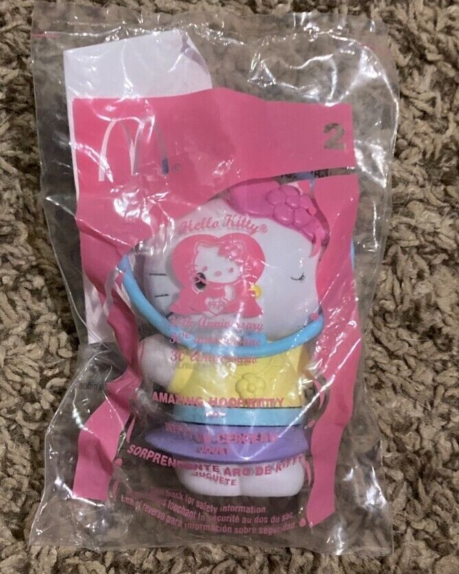 2004 HELLO KITTY 30TH ANNIVERSARY MCDONALDS HAPPY MEAL TOYS - U