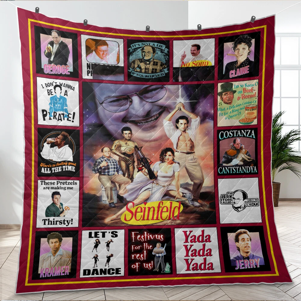 Seinfeld Blanket, Seinfeld TV Series Quilts Blanket Soft All Seasons