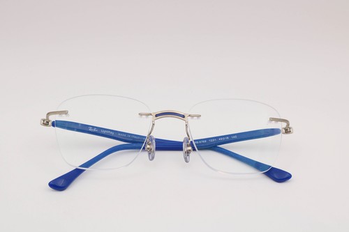 Monturas de gafas Ray-Ban Lightray azul sobre plata sin montura Rb8769 1231 49-18-140 - Imagen 6 de 6