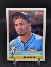2025 Topps Heritage - Edwin Uceta Chrome Tampa Bay Rays #390