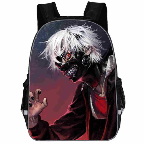3D Print Tokyo Ghoul Anime School Backpack Travel Bag 11/13/16/18" - Picture 16 of 31