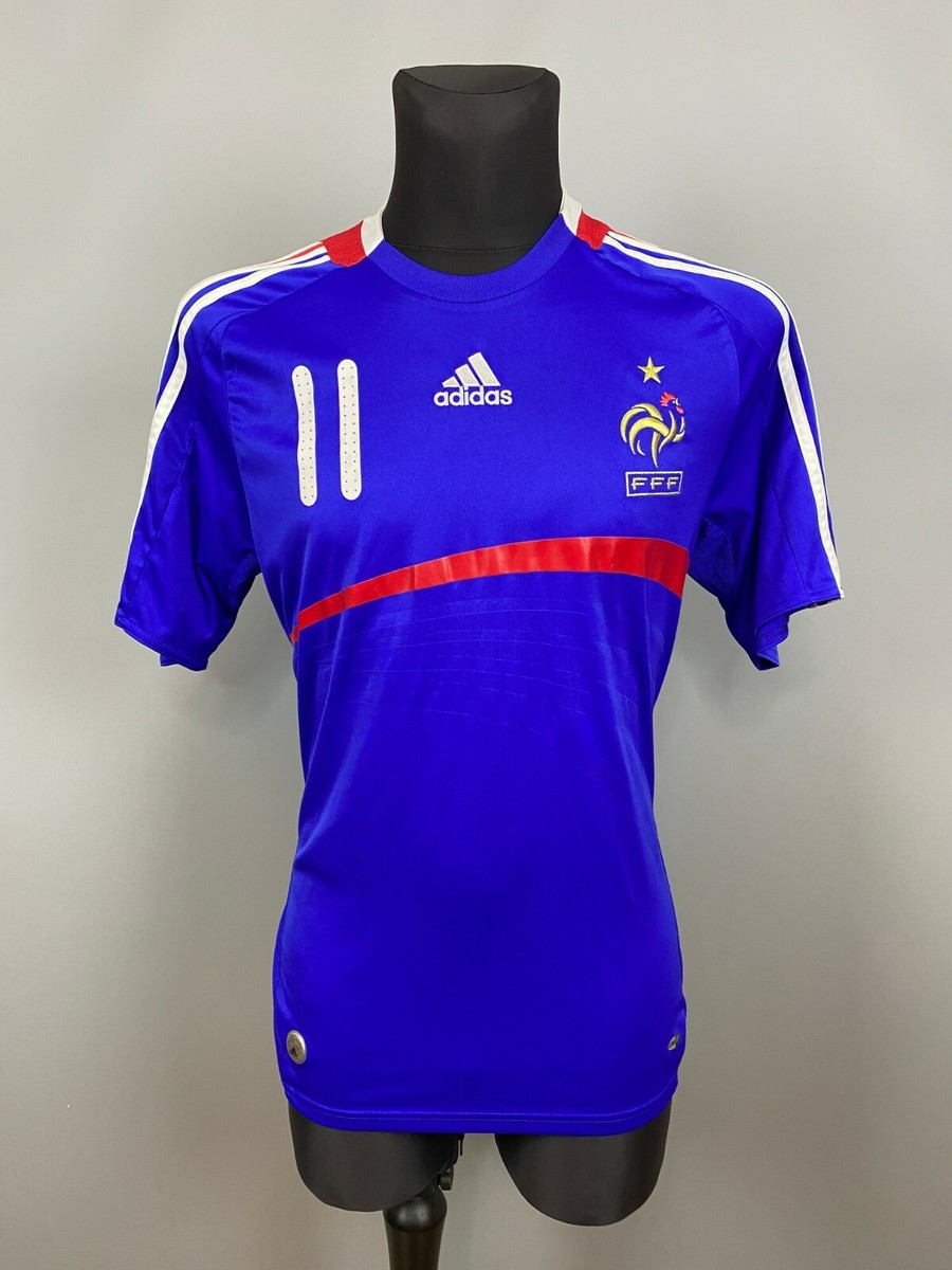 NASRI FRANCE 2007 2008 HOME SHIRT FOOTBALL SOCCER JERSEY ADIDAS