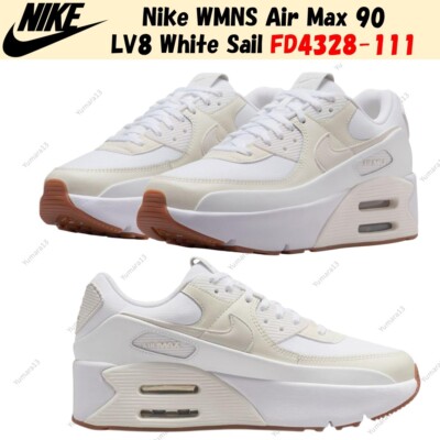 Nike WMNS Air Max 90 LV8 White Sail FD4328-111 Women's Size