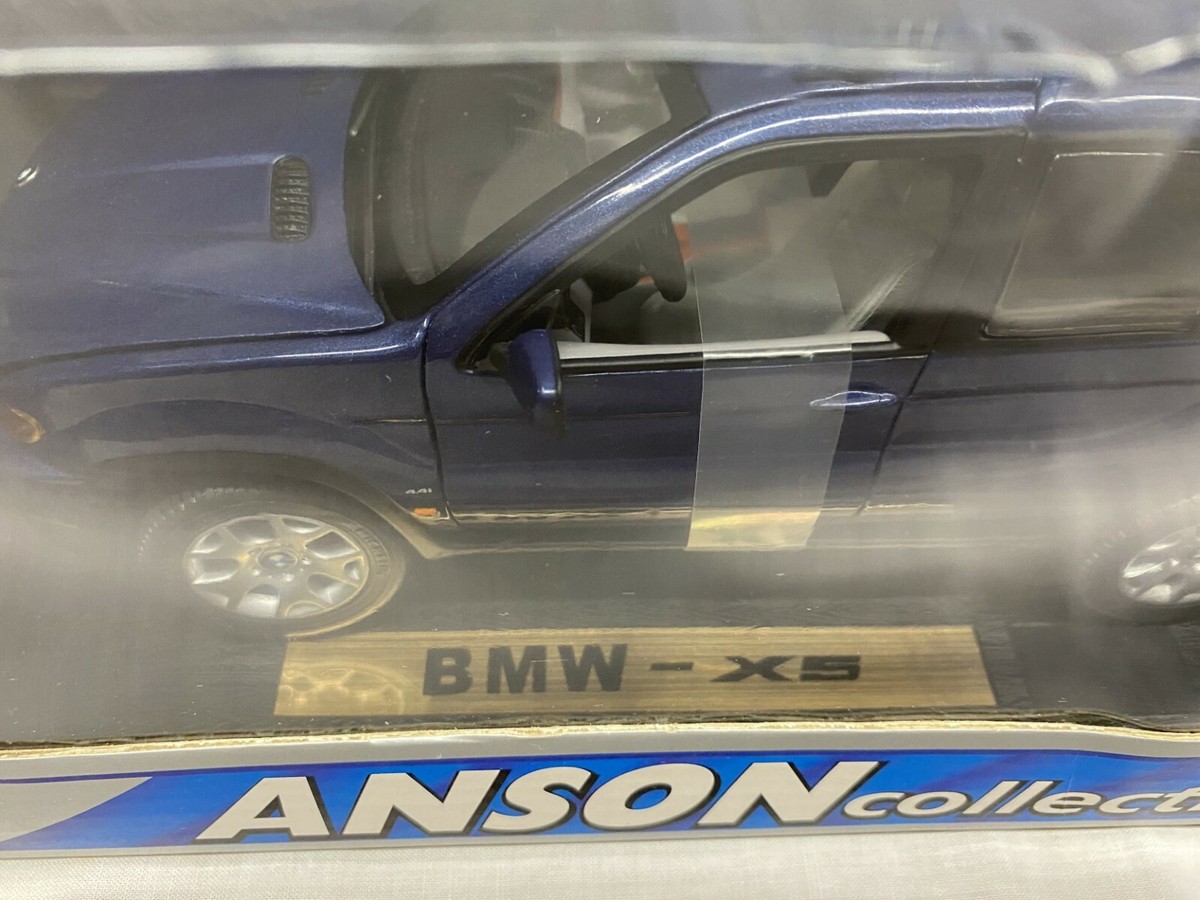 ミニカー ANSON BMW X5 1/18 2000 BMW X-5 SUV Dark Metallic Blue 1:18 Anson 30385 | eBay