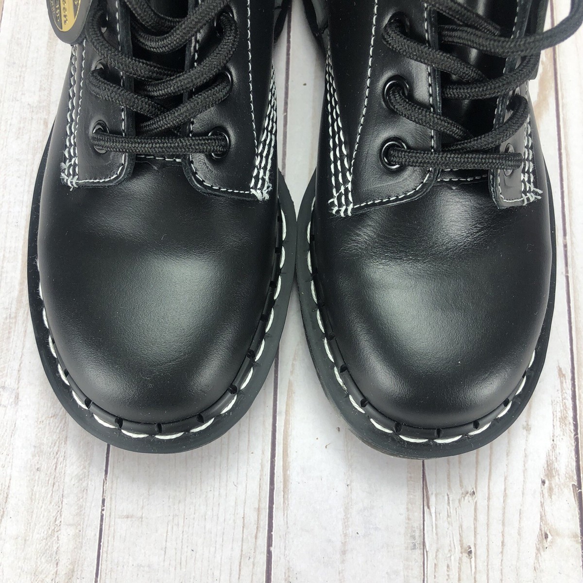 Dr Martens 1460 Pascal Boots Combat Horween Cavalier Leather