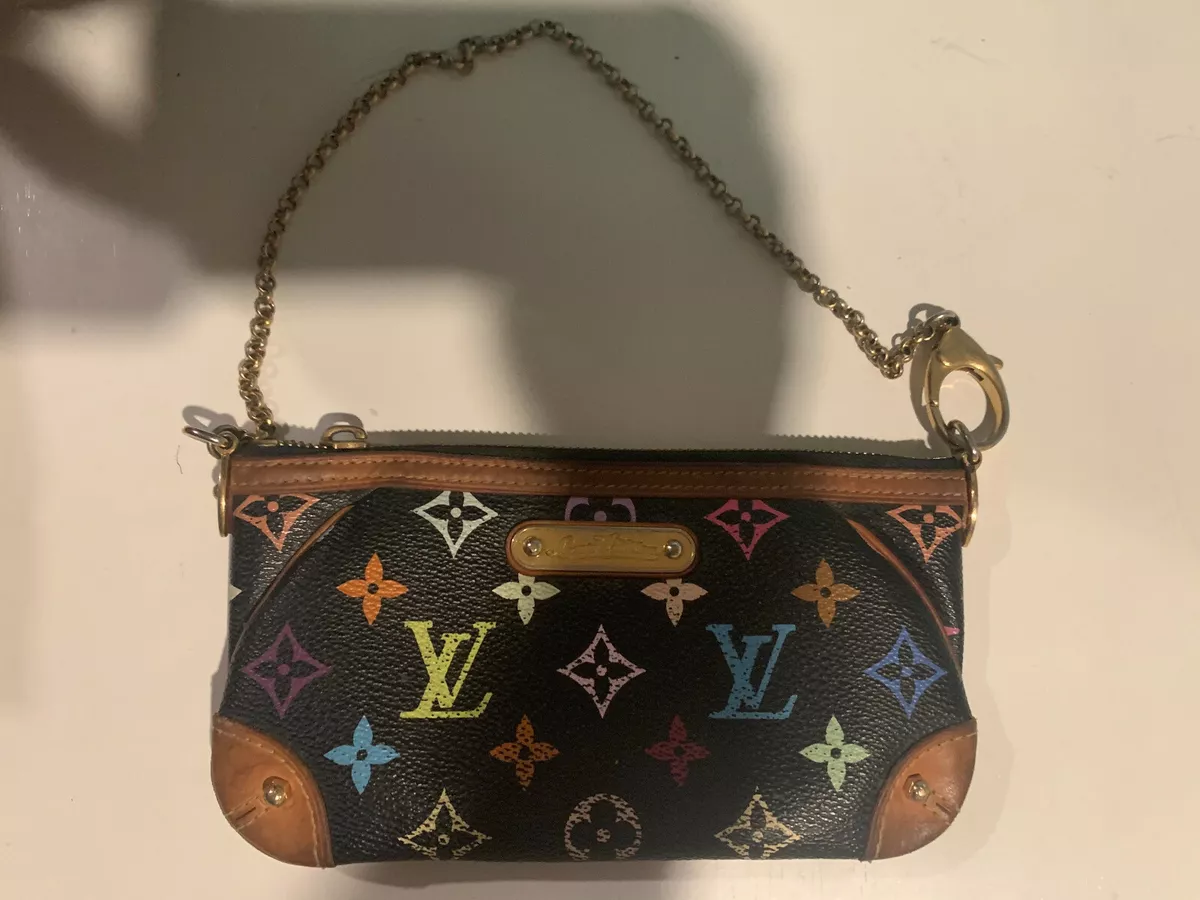 Louis Vuitton Louis Vuitton Milla Clutch White Multicolor Monogram