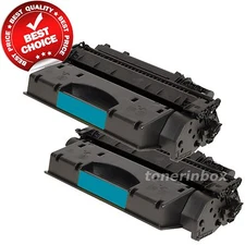2PK CE505X High Yield Toner Cartridge for HP 05X LaserJet P2055d P2055dn P2055