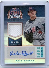 2015 USA STARS & STRIPES #53 KALE BREAUX AUTOGRAPH JERSEY ROOKIE RC #9/25, USA