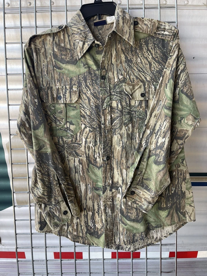 Sports Afield Vintage 90s Realtree Camoflage Hunting Button-Up Shirt Mens Large - Image 4 of 4