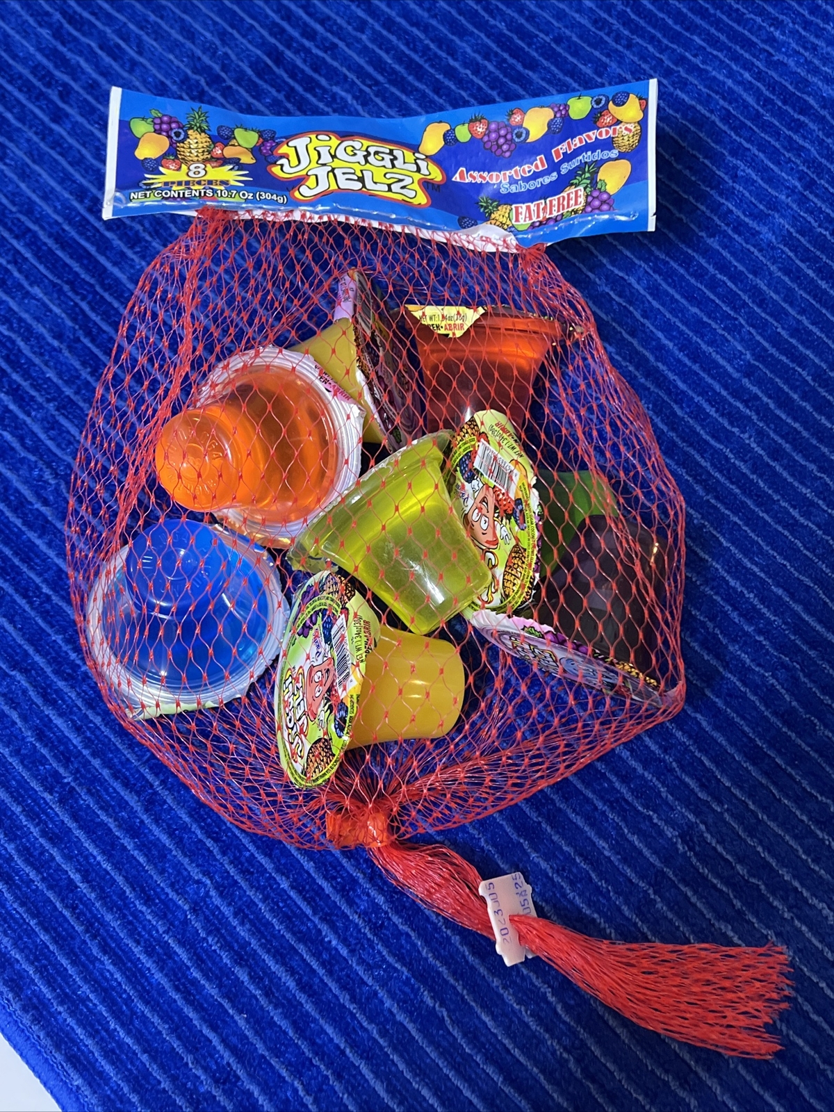 Jelly Snack Fruit Jelly Candy Bag of 8 Large 1.34 Oz Jelly Cups Jiggli