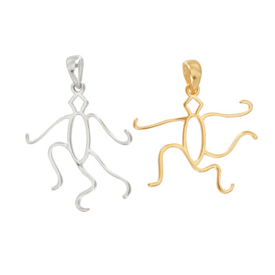 Freeform Bail/Wrap around setting for 925 sterling